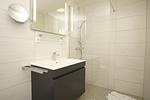 Badezimmer - FeWo15-2: strandnah,Terrasse,Sauna,Pool - Top-Hundeurlaub