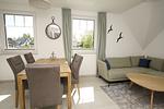 Wohnzimmer - FeWo15-7: strandnah,Balkon,Sauna,Pool - Top-Hundeurlaub