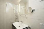 Badezimmer - FeWo15-7: strandnah,Balkon,Sauna,Pool - Top-Hundeurlaub