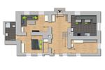 Grundriss Erdgeschoss - Hoamathaus I by Alpenidyll Apartments - Top-Hundeurlaub