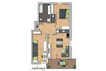 Grundriss 2D Plan - Dachsteinblick by Alpendyll Apartments - Top-Hundeurlaub