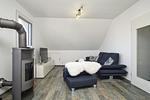 Wohnzimmer - FeWo Julius: Balkon - Top-Hundeurlaub