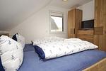Schlafzimmer - FeWo Julius: Balkon - Top-Hundeurlaub
