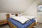 Schlafzimmer - FeWo Julius: Balkon - Top-Hundeurlaub