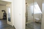 Badezimmer - FeWo Julius: Balkon - Top-Hundeurlaub