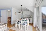 Wohn-/ Essbereich - Ferienwohnung Hafennest - Top-Hundeurlaub