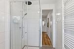 Badezimmer - Ferienwohnung Hafennest - Top-Hundeurlaub
