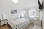 Schlafzimmer - Ferienwohnung Hafennest - Top-Hundeurlaub
