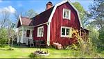 Traditionelles rotes Schwedenhaus Hus Hultsnäs mitten in Smålands Natur - Hus Hultsnäs - Top-Hundeurlaub