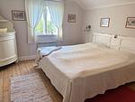 Helles Schlafzimmer mit Doppelbett im Schwedenhaus in Småland - Hus Hultsnäs - Top-Hundeurlaub
