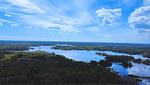 Natur und Seen bei Högsby in Småland aus der Vogelperspektive - Hus Hultsnäs - Top-Hundeurlaub