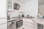 Küche / Küchenzeile - Haus 7 mit Whirlpool, Terrasse und Sauna - Top-Hundeurlaub