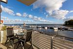 Balkon - Panorama-Maisonette am Yachthafen (Haus 6,Nr.43) Parkplatz direkt am Haus - Top-Hundeurlaub