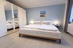 Schlafzimmer - FeWo 08 MEERferien: Terrasse - Top-Hundeurlaub