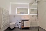 Badezimmer - FeWo 08 MEERferien: Terrasse - Top-Hundeurlaub