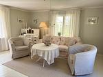 Gemütliches Wohnzimmer im traditionellen Schwedenhaus in Småland - Hus Kråksmåla - Top-Hundeurlaub