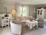 Gemütlicher Wohnbereich im Ferienhaus Hus Kråksmåla in Småland - Hus Kråksmåla - Top-Hundeurlaub