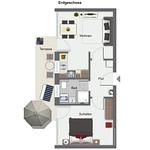 Grundriss - Wohnung 02 - Top-Hundeurlaub