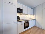 Küchenzeile mit Backofen und Spülmaschine - Wohnung 11 - Top-Hundeurlaub