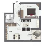 Grundriss - Wohnung 11 - Top-Hundeurlaub