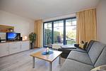 TV im Wohnbereich - Wohnung 10-3 - Top-Hundeurlaub