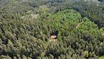 Luftaufnahme der ruhigen Waldlandschaft rund um Stuga Rödhak - Stuga Rödhake - Top-Hundeurlaub