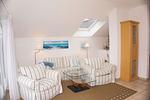 Wohnzimmer - FeWo05:Balkon,Meerblick,Sauna,Schwimmbad - Top-Hundeurlaub