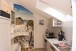 Küche / Küchenzeile - FeWo05:Balkon,Meerblick,Sauna,Schwimmbad - Top-Hundeurlaub