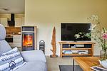 Wohnzimmer - Ferienhaus Graukranich 41 - Top-Hundeurlaub