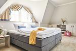 Schlafzimmer - Ferienhaus Graukranich 41 - Top-Hundeurlaub