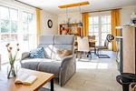 Wohnzimmer - Ferienhaus Graukranich 41 - Top-Hundeurlaub
