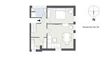 Grundriss - Whg. 63B - Top-Hundeurlaub