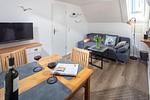 Wohnzimmer - 2-Raum-Fewo Leyhörn - Top-Hundeurlaub