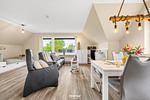 Wohnzimmer - Ferienwohnung Nala Büsum - Top-Hundeurlaub