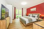Schlafzimmer - Ferienwohnung Ostseetraum - Top-Hundeurlaub