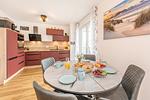 Küche / Küchenzeile - Ferienwohnung Ostseetraum - Top-Hundeurlaub