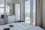 Schlafzimmer - Ferienwohnung Penthouse ''Hafenkrone'' Marina Wendtorf - Top-Hundeurlaub