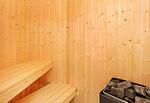 Sauna - Ferienwohnung Penthouse ''Hafenkrone'' Marina Wendtorf - Top-Hundeurlaub