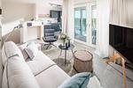 Wohnzimmer - meer.suite.juist 2 - Top-Hundeurlaub