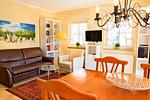 Wohnzimmer - Uns Strandhus Whg. Silbermöwe 1 - Top-Hundeurlaub