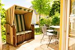Terrasse - Uns Strandhus Whg. Silbermöwe 1 - Top-Hundeurlaub