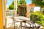 Terrasse - Uns Strandhus Whg. Silbermöwe 1 - Top-Hundeurlaub