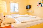 Schlafzimmer - Uns Strandhus Whg. Silbermöwe 1 - Top-Hundeurlaub