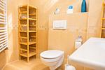 Badezimmer - Uns Strandhus Whg. Silbermöwe 1 - Top-Hundeurlaub