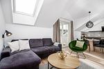 Wohnzimmer - Seestern Suite 1 Wohnung 5 inkl. WLAN - Top-Hundeurlaub