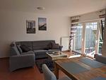 Wohnzimmer - Austernfischer Ferienwohnung - Top-Hundeurlaub