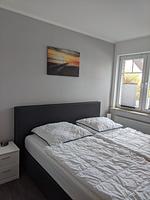 Schlafzimmer - Austernfischer Ferienwohnung - Top-Hundeurlaub