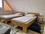 Schlafzimmer - Ferienwohnung Claßen - Top-Hundeurlaub