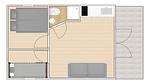 FloorPlan - Ferienhaus für 5 Personen - Top-Hundeurlaub