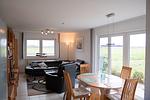 Wohnzimmer - Ferienhaus  Kiebitzmoor 7 - Top-Hundeurlaub